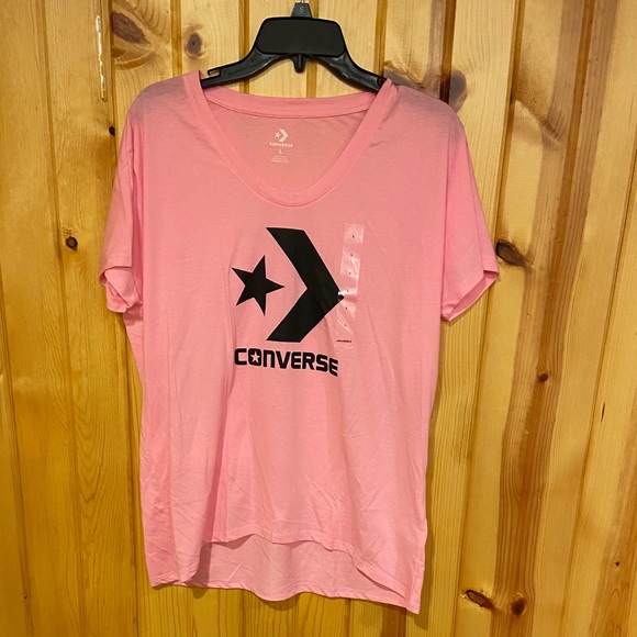 pink converse t shirt